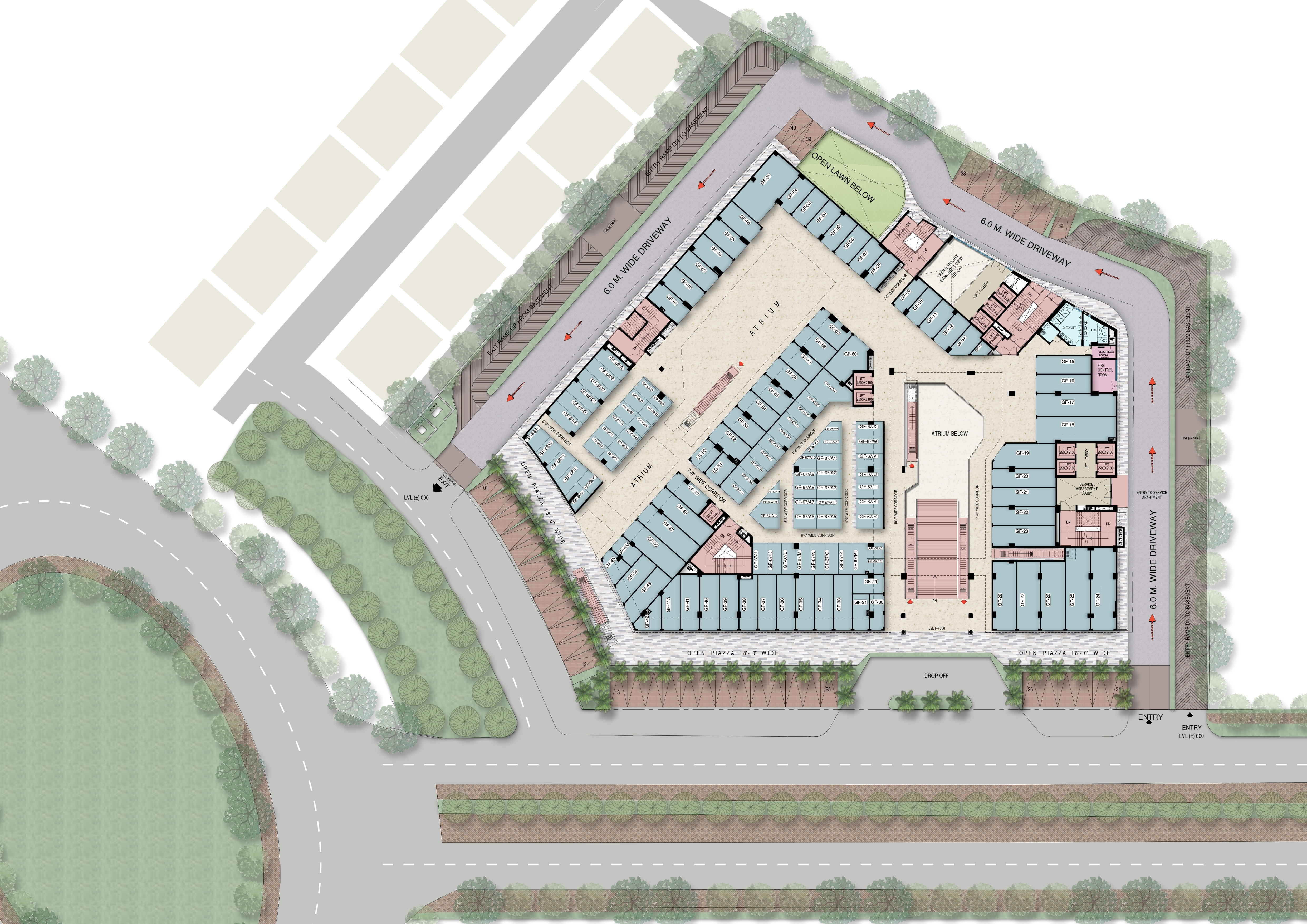omaxe-ground-floor-plan